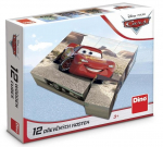 Puidust klotsid, pusle Dino The Cars