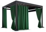 Paviljoni kardin, 155 cm x 200 cm, tumeroheline v.