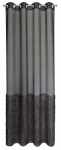 &Ouml;&ouml;kardin Margaret 2, must, 140 cm x 250 cm