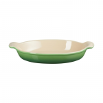 Keraamiline k&uuml;psetusvorm Le Creuset Heritage, valge v./roheline v., 36 cm x 21.5 cm, 1.6 l