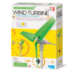 D&uuml;naamiline teaduse m&auml;ngukomplekt, tuuleturbiin 4M Green Science, valge v./roheline v.