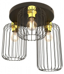 Valgusti lagi Emibig Barn 1366/3PREM, E27, 3 x 15 W, must v.