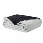 Voodikate Restilo Softa, must v./hall v., 170 cm x 270 cm