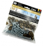 Puidukruvi MK PC Diamonds, 5 mm x 40 mm, 50 tk