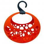 Pesukorv, pesul&otilde;ksudele Gio`style Love, 29 cm x 13 cm, plastik, oranž v.