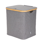 Pesukorv Homla Nellie, hall, 32 cm x 40.5 cm