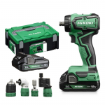 Akukruvikeeraja-trell koos akuga HiKOKI DS18DDQ, 18 V, 2 Ah