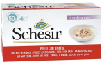 Kassi m&auml;rgtoit Schesir Chicken & Duck, kanaliha, 6x50g