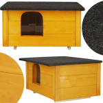 Koerakuut Springos DH001 YELLOW, 560 mm x 460 mm x 250 mm