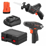 Juhtmevaba t&ouml;&ouml;riistakomplekt ilma akuta Dnipro-M D12CK2B-120S, 12 V, 2 Ah