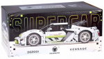 Konstruktor, auto Super Car DG2001 ZA5733, 1091 tk, valge v./must v.