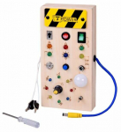 Arendav tahvel Montessori, 20 cm, pruun v.