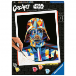 Maalimine numbrite j&auml;rgi Ravensburger CreArt Star Wars Darth Vader, sinine/must