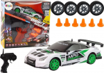 Rc kergs&otilde;iduk Lean Toys Drift Returns II Champion Rally, 1:24, valge v./roheline v.