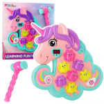 Interaktiivne m&auml;nguasi, &uuml;kssarvik Lean Toys Whac A Mole, 27.5 cm, roosa/mitmev&auml;rviline