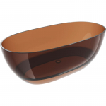 Vann, teisaldatav Mexen Pure, 170 cm x 80 cm x 58 cm, ovaalne, earth transparent v.