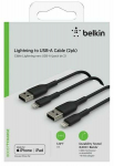 Juhe Belkin CAA001BT1MBK2PK, USB Type A/1 x Lightning, must v.