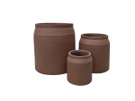 Lillepott Domoletti LT14921-1S, keraamiline/savi, &Oslash; 24 cm, punane v.