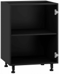 Karkass, alumise kapi jaoks Vento D-60/82, 52 cm x 60 cm, 82 cm, must v.