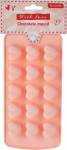 Silikoontarvikud, &scaron;okolaadi jaoks La Cucina Heart 95155, roosa v., 21.9 cm x 10.6 cm