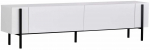 TV-kapp Nordure Nexus, valge v./must v., 29.5 cm x 180 cm x 45.5 cm