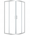 Du&scaron;ikabiin Laveo Desna JKD_096Z, pool&uuml;mar, aluseta, 90 cm x 90 cm x 185 cm, kuld v./l&auml;bipaistev