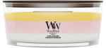 K&uuml;&uuml;nal, l&otilde;hna WoodWick Floral Blossoms, 40 - 65 h, 453 g, mitmev&auml;rviline