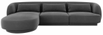 Nurgadiivan Cosmopolitan Design Tulum Velvet Bluvel 14, hall v., vasak, 156 x 255 cm x 70 cm