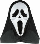Mask t&auml;iskasvanutele, kummitus Festi Screaming Ghost 637512, valge v./must v.