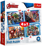 Pusle 4in1 Trefl Brave Avengers, 28 cm x 20 cm, 207 tk