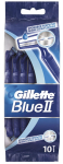 Raseerija Gillette Blue II, 10 tk