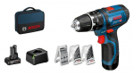 Akul&ouml;&ouml;ktrell-keeraja Bosch GSB 12V-15, 12 V, 4 Ah