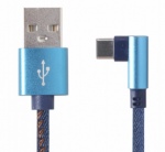 Kaabel Gembird CC-USB2J-AMCML-1M-BL, USB/USB Type-C, 100 cm, sinine v.