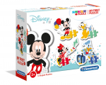 Pusle 4in1 Clementoni Mickey Mouse My First Puzzle, 26 cm x 21 cm, 12 tk, mitmev&auml;rviline