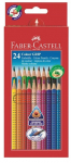 V&auml;rvipliiatsid Faber Castell Colour Grip, 24 tk
