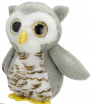 Pehme m&auml;nguasi Wild Planet Owl 50414, hall, 15 cm