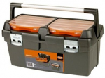 T&ouml;&ouml;riistakast Bahco Plastic Tool Box, 60 cm x 30.5 cm x 29.5 cm, 37 l, oranž v./hall v.