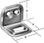 Kinnitusnurk Vorman, 7 cm x 4 cm, tsink