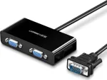 Juhe Ugreen 40254, VGA do 2x VGA 100 cm, must v.