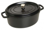 Kastrul Zwilling Staub La Cocotte, 31 cm, 5.5 l, must v.