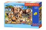 Pusle Castorland Savanna Animals 27545, 23 cm x 32 cm, 260 tk, mitmev&auml;rviline