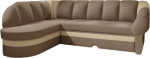 Nurgadiivan Benano Soft 15 & Soft 18, pruun v., vasak, 180 x 250 cm x 85 cm