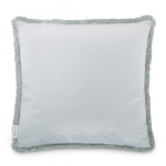 Dekoratiivne padi Restilo Clear, valge/hall, 45 cm x 45 cm