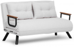 Diivanvoodi Atelier Del Sofa Sando 2, kreemjasvalge, 133 x 50 cm x 40 cm