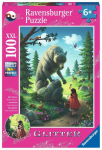 Pusle Ravensburger Red Riding Hood & The Wolf 12988, 49 cm x 36 cm, 100 tk, mitmev&auml;rviline