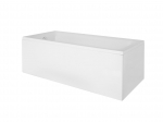 Vann, teisaldatav Besco Talia, 70 cm x 120 cm x 55.5 cm, ristk&uuml;lik, valge