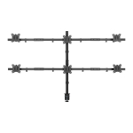 Monitorihoidik Sbox LCD-352/6-2, 17-32", 42 kg