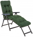 &Otilde;ue lamamistool Patio Lena Black Edition, roheline v., 188 cm x 59 cm x 90 cm