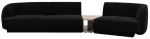Mooduldiivan Micadoni Miley Blu 19, must v., parem, 300 x 118 cm x 70 cm