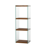 Raamaturiiul Kalune Design Aqua 3, puidu v., 120 cm x 35 cm x 40 cm
